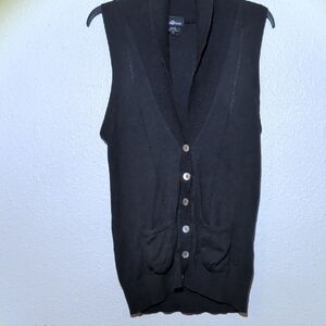 Sleeveless Cardigan Sweater
